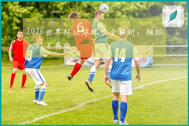 2026世界杯让球玩法全解析，轻松入门不再难